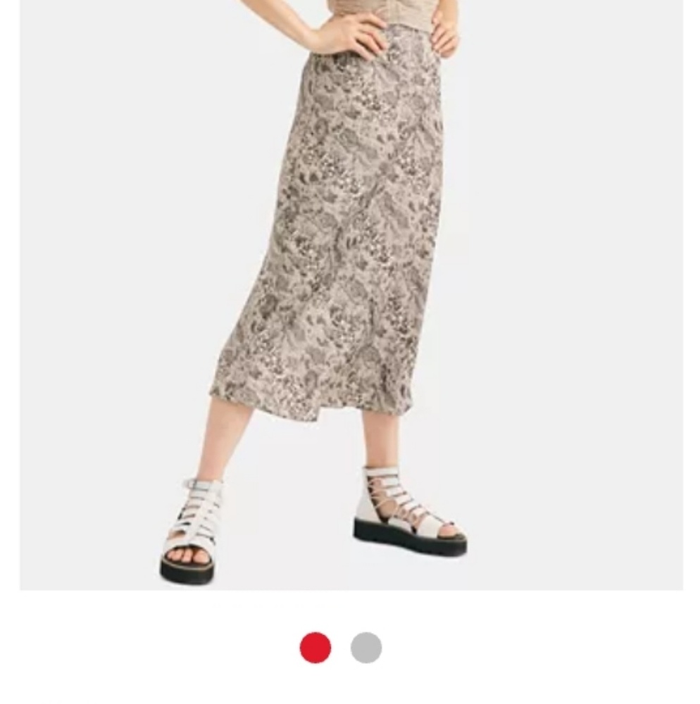 Free people skirt grey combo